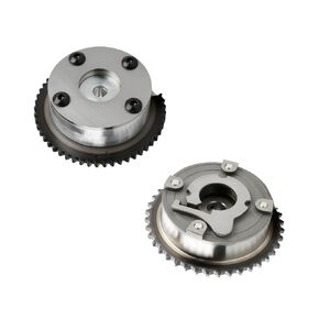JDMON Engine Timing Camshaft VVT Gear Cam Phaser Compatible with 2011-2014 Hyundai Elantra 1.8L 2012-2016 Kia Forte/Soul 1.8L/2.0L Replaces 243702E010 243502E011 (2PCS)