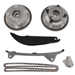 24321-2E000 Timing Chain Kit with 2PCS Intake VVT Gear Sprocket 243502E001 243702E000 Replacement for 2011-2013 Hyundai Elantra Kia Soul Forte 1.8L 2.0L