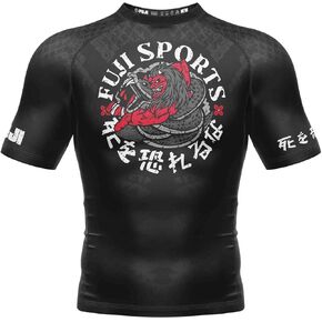 FUJI Oni vs Anaconda Short Sleeve Rashgaurd Black
