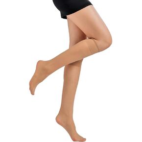 Honeysea Sheer Knee High Stockings for Women, 6/12 Pairs Nylon Trouser Socks