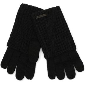 AllSaints Travelling Rib Foldover Gloves