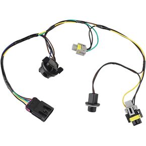 Compatible with Headlight Wiring Harness Chevy Malibu 2008 2009 2010 2011 2012, Headlamp Wiring Harness, Front Lamp Socket Wire, OEM 15930264 645-539
