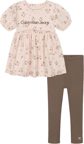 Calvin Klein girls 2pc Tunic Legging Set in Saudi Arabia