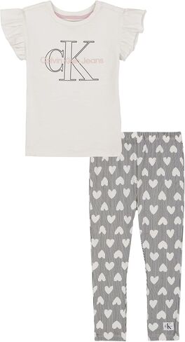 Calvin Klein girls 2pc Tunic Legging Set in Saudi Arabia