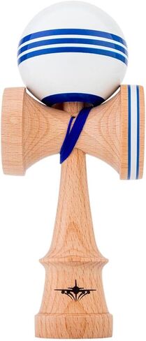Kendama USA - Kaizen Triple Stripe Kendamas - for Players of All Levels, Carrying Bag Included (Pink & White) in Saudi Arabia