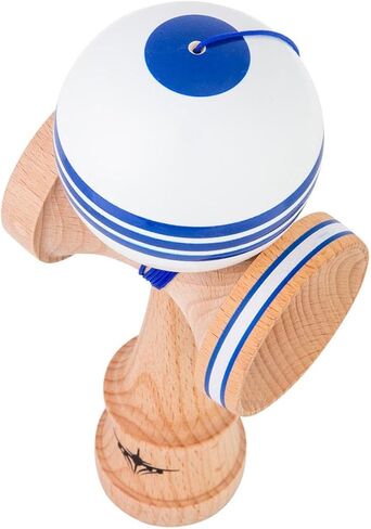 Kendama USA - Kaizen Triple Stripe Kendamas - for Players of All Levels, Carrying Bag Included (Pink & White) in Saudi Arabia