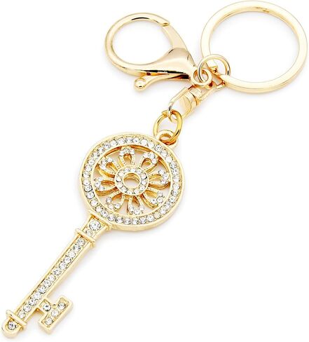 TTYY Keychain for Women Purse Charms for Handbags Beautiful Metal Rhinestone Pendant Eagle Bear Dancing girl Key and Shoe in Saudi Arabia