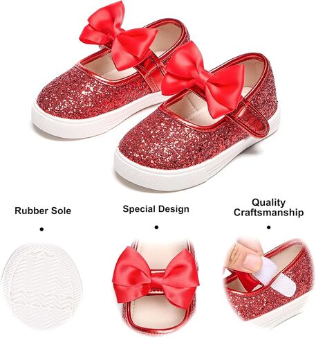 Felix & Flora Toddler/Little Kid Girls Running Shoes Glitter Sneakers Princess Fashion Casual Sports Shoes in Kuwait