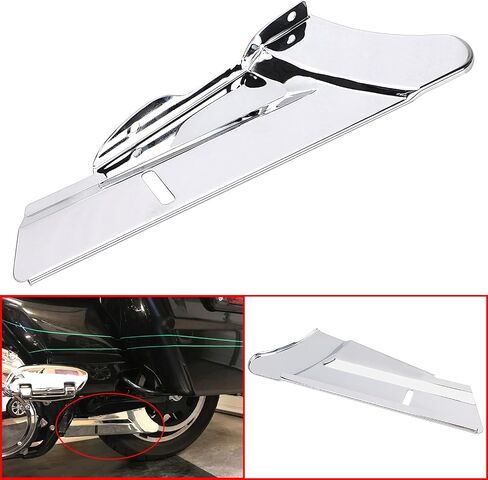 Chrome Rear Lower Belt Guard for Harley Touring Electra Glide Street Glide Road King Glide FLHT FLHX FLHR FLTR 2009-2023 in Kuwait