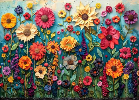 1000 Piece Puzzles for Adults, Jigsaw Puzzles 1000 Pieces for Adults, Painting Flowers Puzzles for Adults 1000 Pieces and up, 1000 Piece Puzzle, Large Puzzles, Puzzle Games for Adults in Saudi Arabia
