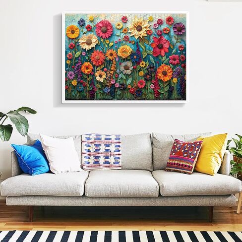1000 Piece Puzzles for Adults, Jigsaw Puzzles 1000 Pieces for Adults, Painting Flowers Puzzles for Adults 1000 Pieces and up, 1000 Piece Puzzle, Large Puzzles, Puzzle Games for Adults in Saudi Arabia