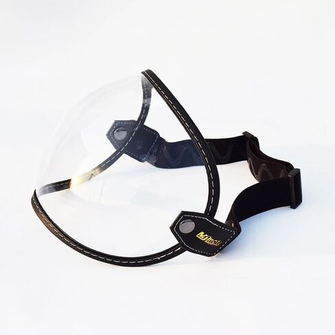 Universal Open Face 3/4 Helmet Visor Lens Bubble Motorcycle Windshield Capacete Lens Vintage Motorbike Helmet Goggles (Clear) in Kuwait