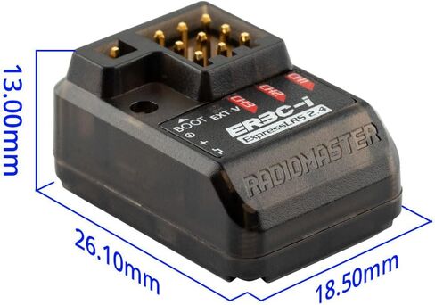 جهاز استقبال سطحي RadioMaster ER3C-i ExpressLRS مدمج في TCXO يدعم 3 قنوات PWM وتحديثات Wi-Fi in Kuwait