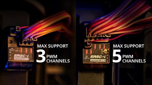 جهاز استقبال سطحي RadioMaster ER3C-i ExpressLRS مدمج في TCXO يدعم 3 قنوات PWM وتحديثات Wi-Fi in Kuwait