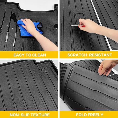 Trunk Mat & Backrest Mat for 2018-2024 Ford Expedition/Lincoln Navigator Cargo Mat(Not for Max or L Models), Rear Seat Back Cover Cargo Liner for 18-24 Expedition/Navigator Accessories in Saudi Arabia