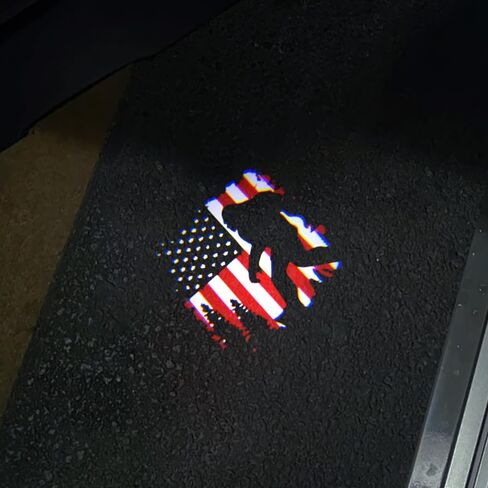 2 Pcs Car Door Logo Lights Car Projection LED Projector Door Shadow Light Welcome Light Puddle Lights Compatible for 4Runner Tundra Highlander Sequoia Venza Land Cruiser in Kuwait