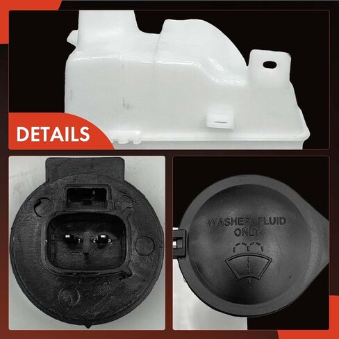 A-Premium Windshield Washer Reservoir Compatible with Select Toyota Models - Camry 2007 2008 2009 2010 2011, with (Washer Pump/Filler Neck/Cap/Hose/Bracket/Fluid Level Sensor) - Replace# 8531533300 in Saudi Arabia