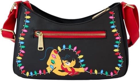 Loungefly Disney Mickey and Friends Christmas Light Decorations Crossbody Bag in Saudi Arabia