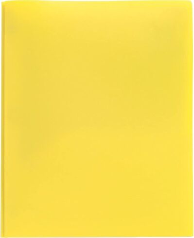 مجلد بولي من الدرجة المدرسية ذو 3 شُعب من علامة Office Depot® التجارية، مقاس Letter، أصفر in Saudi Arabia
