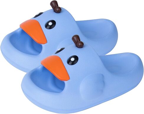 Duckling Kids Cloud Slides for Boys Girls | Non-Slip Sandals for Toddler Beach Slippers | Flip Flops Pool Shower Shoes in Saudi Arabia