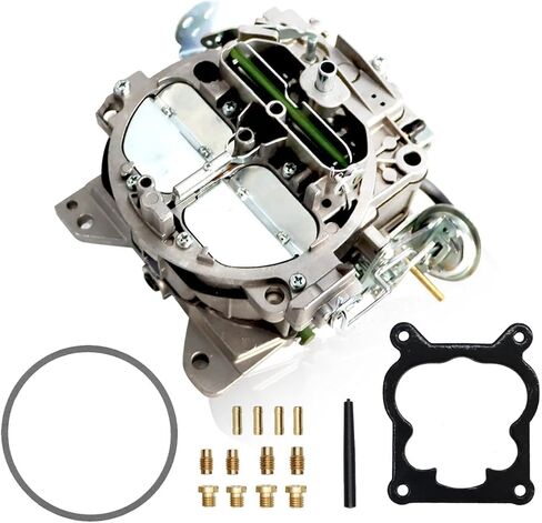 مكربن ​​4 أسطوانات روتشستر Quadrajet لـ 750 CFM 4MV 327 350 427 454 V8 محركات 1901R 1901-GG 4-BBL Carb Trucks 1966-1973 كورفيت 1975-1979 خنق يدوي مطلق in Saudi Arabia
