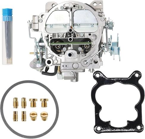 مكربن ​​4 أسطوانات روتشستر Quadrajet لـ 750 CFM 4MV 327 350 427 454 V8 محركات 1901R 1901-GG 4-BBL Carb Trucks 1966-1973 كورفيت 1975-1979 خنق يدوي مطلق in Saudi Arabia