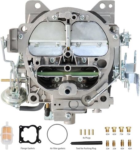 مكربن ​​4 أسطوانات روتشستر Quadrajet لـ 750 CFM 4MV 327 350 427 454 V8 محركات 1901R 1901-GG 4-BBL Carb Trucks 1966-1973 كورفيت 1975-1979 خنق يدوي مطلق in Saudi Arabia