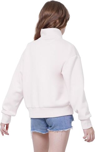 WULFUL Girls Casual Half Zipper Sweatshirts Long Sleeve Fashion Pullovers for Teen Girls in Saudi Arabia