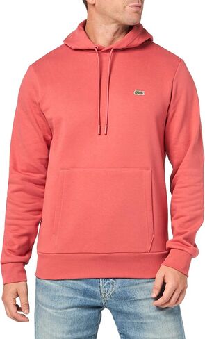 Lacoste Men's Long Sleeve Solid Pop Over Mm in Saudi Arabia