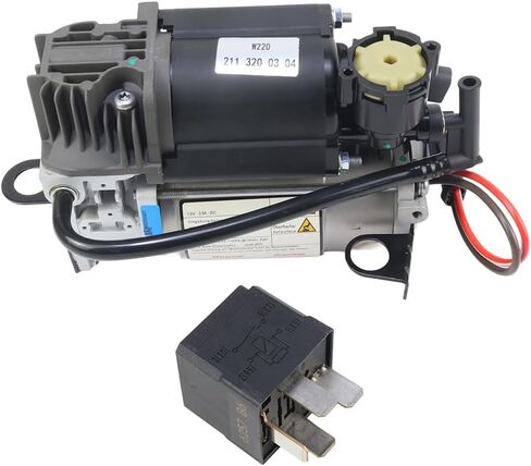 Shock Absorbing Compression Pump Set Suitable for Mercedes-Benz CLS, E, S-Class C219, W211, S211, W220 Replacement # 2113200304,0009828223 in Saudi Arabia