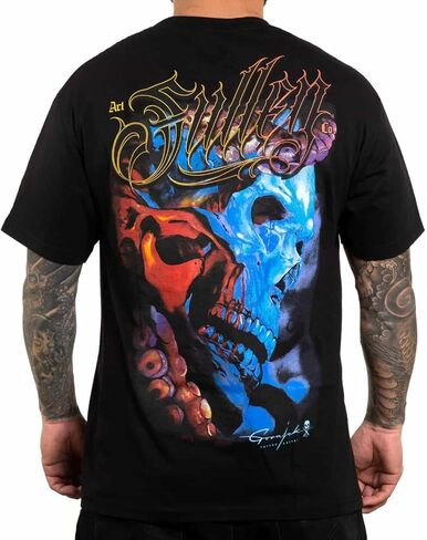 تيشيرت Sullen Govajek Tattoo Lifestyle Graphic Art Fishing Standard ناعم بأكمام قصيرة in Kuwait