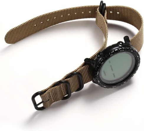 Nylon Replacement Strap Compatible with Suunto core all black military nylon band 24mm nylon watch band wrist strap for men in Kuwait