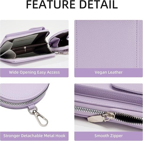 Small Crossbody Bags for women Trendy Leather Phone Wallet Purses Handbag with adjustable strap in Saudi Arabia