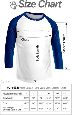 Men's Women's Casual Raglan 3/4 Long Sleeve Sports Baseball T Shirts in Saudi Arabia