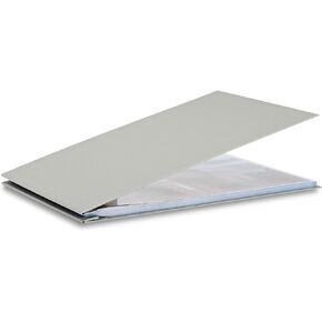 بينا زانجارو Bex Screwpost Binder، رمادي، 11x17 منظر طبيعي، يتضمن 20 واقي ورق للأرشيف الاحترافي (34062)