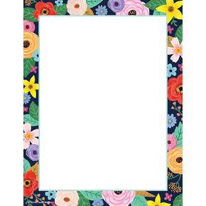 Teacher Created Resources Wildflowers Computer Paper (TCR6697)