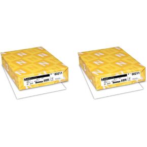 Neenah Exact Vellum Bristol, 8.5" x 11", 67 lb/147 gsm, White, 94 Brightness, 250 Sheets (80211)