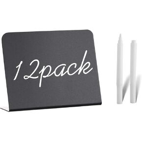 20 Pack 4"x3"Mini Chalkboard Signs for Chalk Sign for Food - Party - Buffet - Table Sign Chalkboard - Wedding - Bakery - Small Chalkboard Sign - Mini Chalkboard Signs for Food