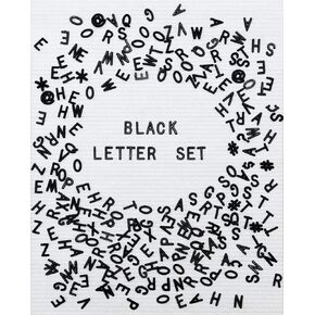 Felt Like Sharing Plastic Letter Board Letters Only (348 Pieces) – 1" Letter Board Letters for Changeable Felt Letter Board – White Letter Board Accessories – Gift Set