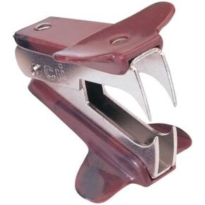 Charles Leonard Heavy Duty Staple Remover, Pinch Jaw Style with Walnut Handles (050)