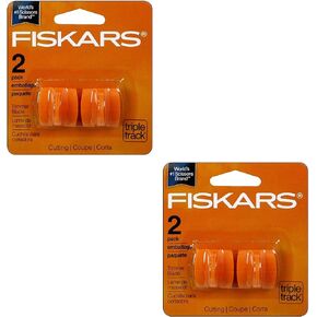 Fiskars Trim Blade Style I Triple Track Cut 2pc, 2 Pack
