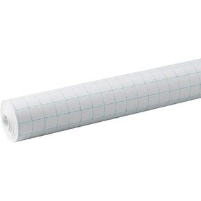 Pacon 34-inch x 200', 1-inch Quadrille Ruled, Grid Paper Roll, White (PAC0077810)