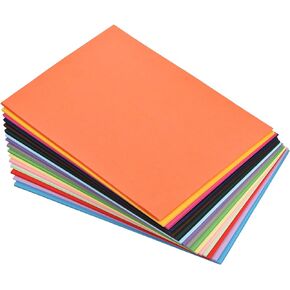 MECCANIXITY 160 Pcs Card Stock Paper A4 Card Stock Construction Paper 16 Assorted Colors for Scrapbook Office DIY Craft