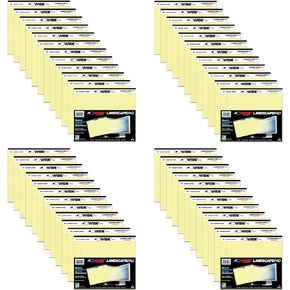 Roaring Spring Wide® Landscape Legal Pad, 40 Sheets, 11" x 9.5", White Paper, College Ruled, Pack of 2