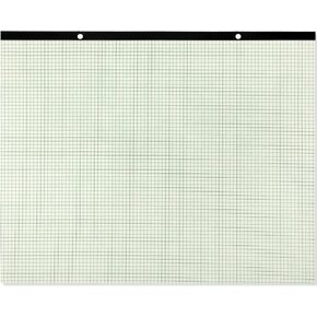 Fainne Large Engineering Graph Paper 22''x17'' Landscape 4" x 4"Grid Graph Paper Pad Giant Drafting Pad Sketching Graph Paper for Engineer Architect Designer Mathematician Draftsman (Beige and Black)