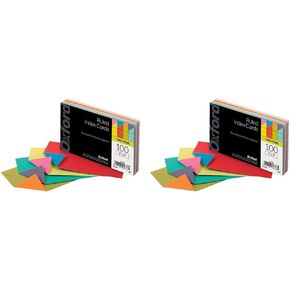 Oxford Extreme Index Cards, 3 x 5 Inches, Assorted Colors, 100 per pack (04736)
