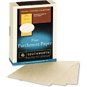 Southworth 994C Parchment Specialty Paper Gold 24 lb. 8 1/2 x 11 500/Box