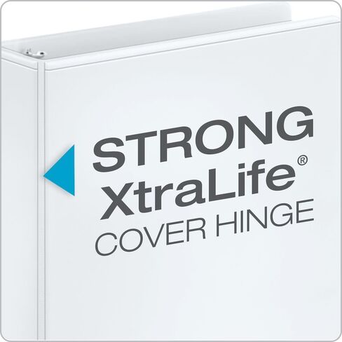 Cardinal 3 Ring Binder, Binder for School and Office, Durable 1.5 Inch Performer ClearVue Binder, Round Rings, 350-Sheet Capacity, Customizable ClearVue Covers, PVC-Free, Black (67325) in Saudi Arabia