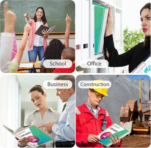 3 Ring Binders,1.5 inch Round Ring View Binders Holds 11"*8.5" Papers,Assorted Colors,4 Pack in Kuwait