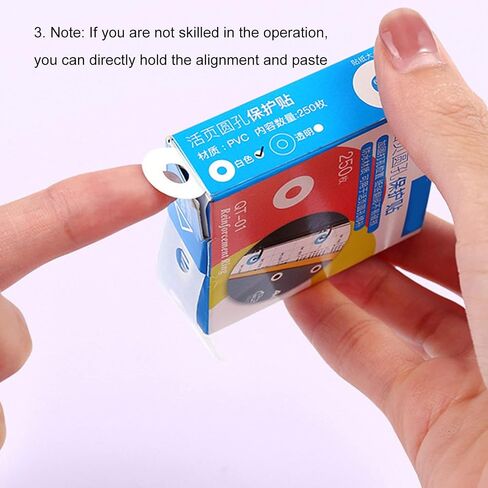 ملصقات تعزيز ثقب الثقب، ملصقات تعزيز ثقب الثقب، إنتاج DIY PVC مقاوم للماء، ملصقات تعزيز عملية بسيطة لإصلاح وتقوية فتحات الثقب (أبيض) in Saudi Arabia